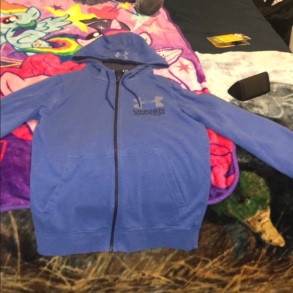 Blue UnderAmour Zip Up